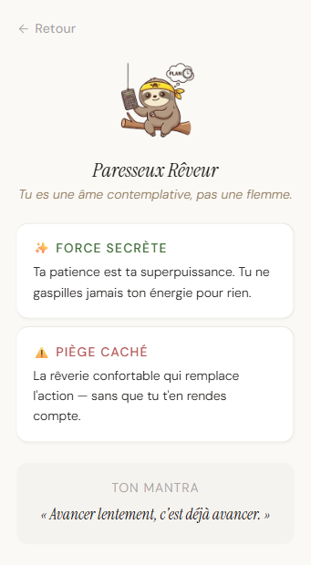 Interface Ma Journée